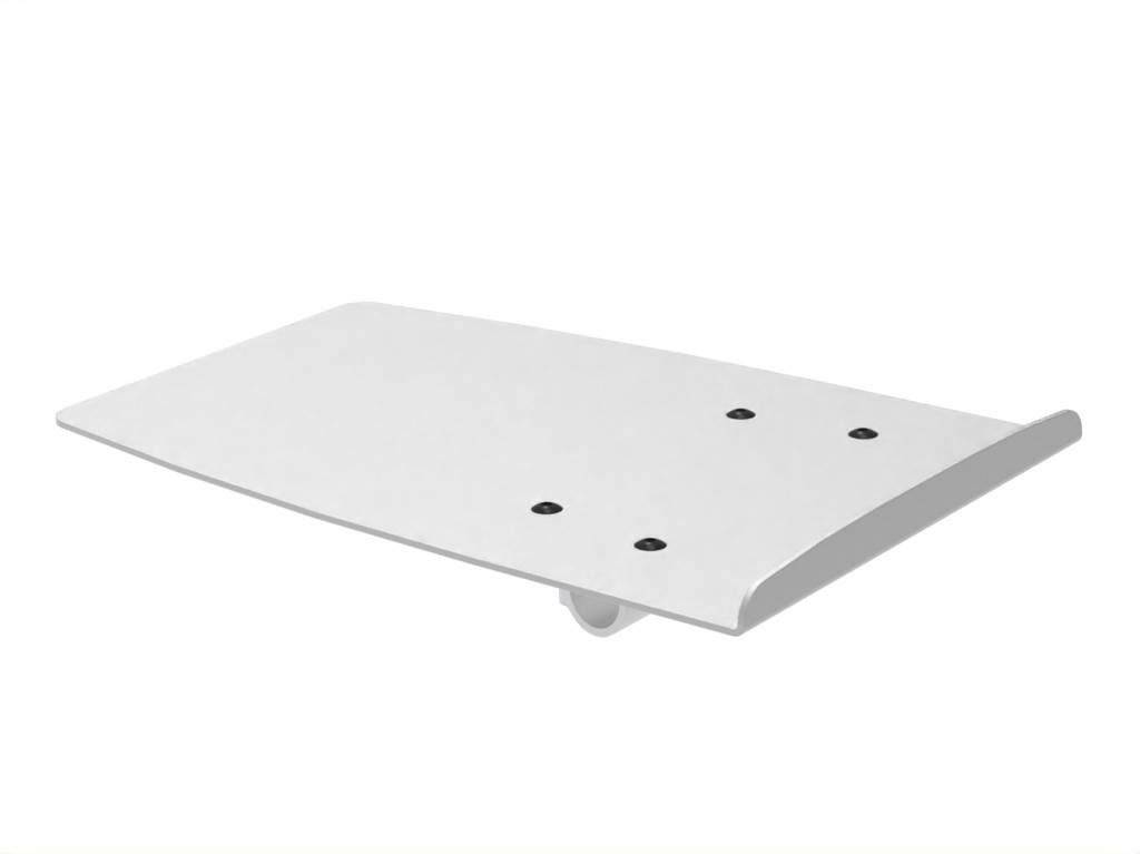 Fußbrettauflage gummiert, 27 cm tief,