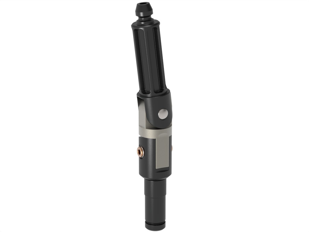 Fußbügelgelenk axial hochfaltbar