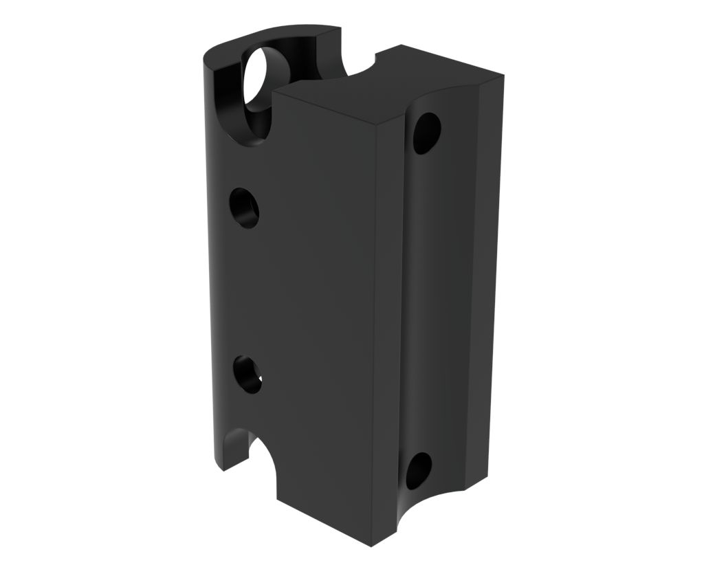 Kippstützeninnenhalter gerade