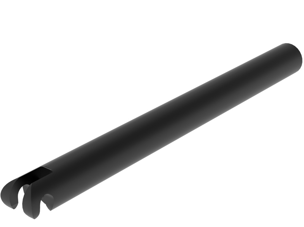 Fußauflagehalterohr mit Haken 220 mm