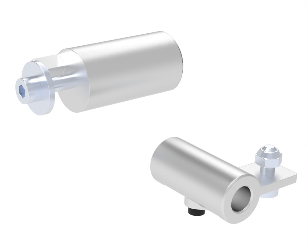 Halterung für Tacho, Ø 22mm, 2-teilig