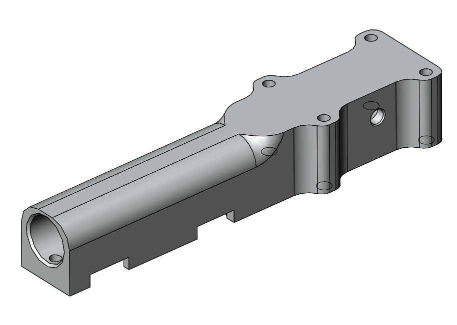 Kippstützenhalter LIFT el, 175mm lang