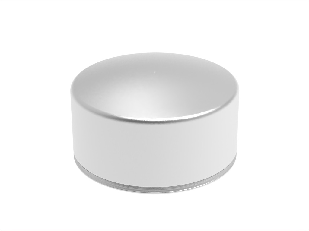 Abdeckkappe Lagerblock silber